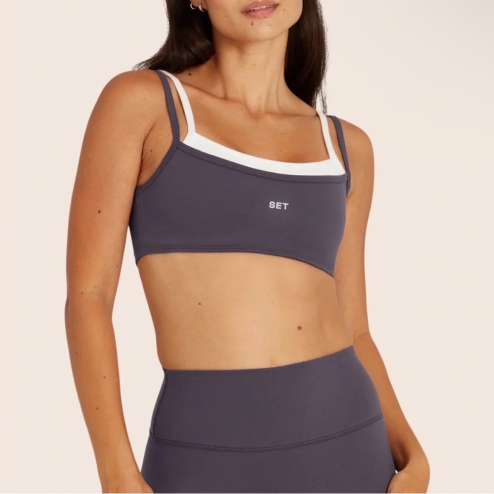 NEW FORMCLOUD® DOUBLE SCOOP BRA - Storm / XS